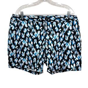 Good Man Brand Shorts Comfort Stretch Drawstring Mesh Lined Zip Fly Blue Men XL*